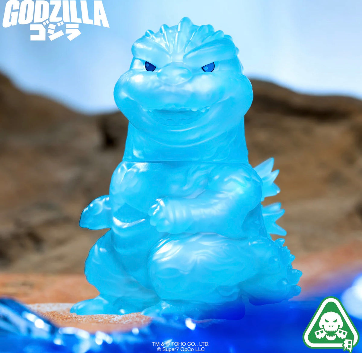 Godzilla Super7 Minus One Clear Blue Toho Fun Figure