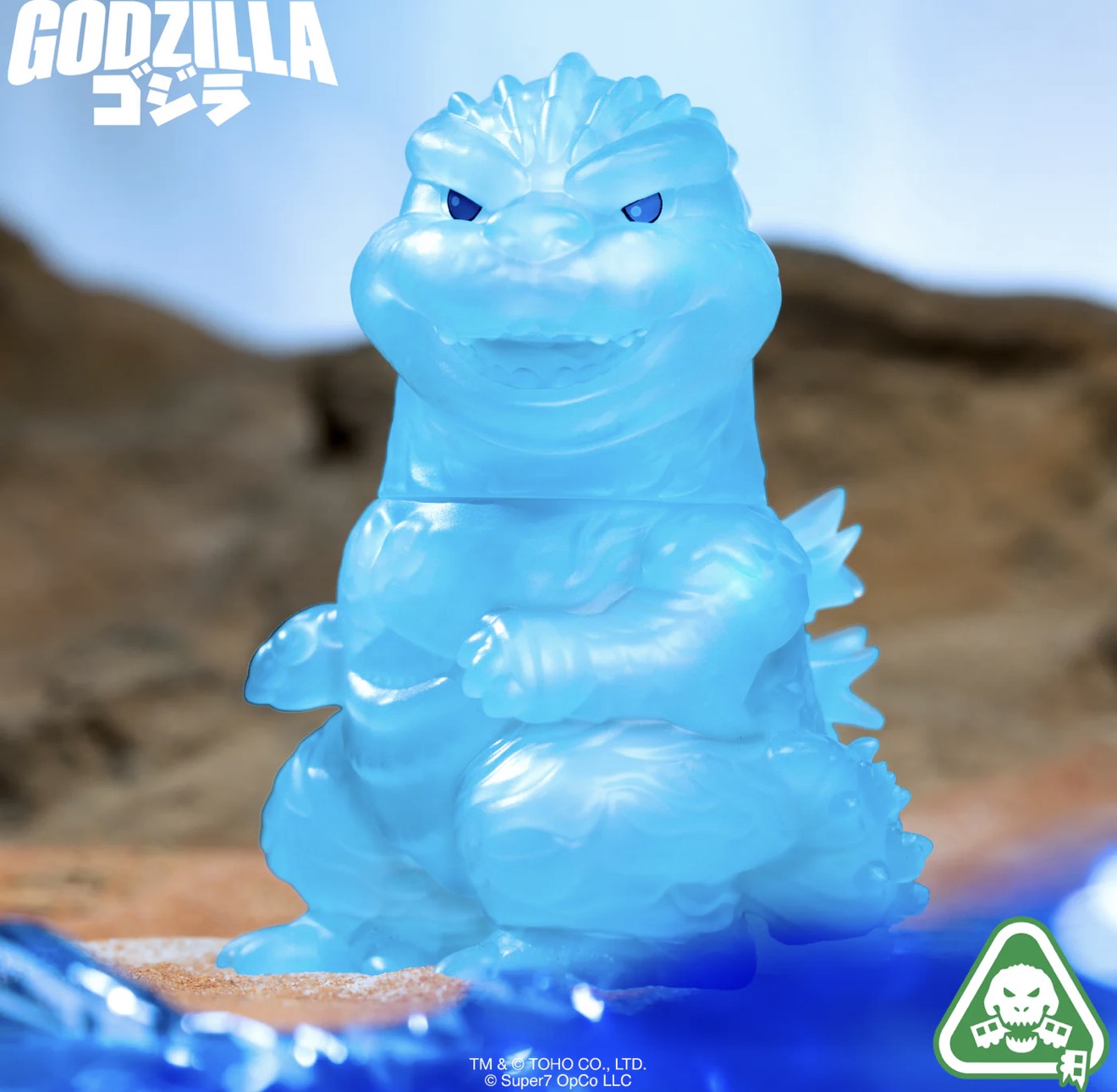 Godzilla Super7 Minus One Clear Blue Toho Fun Figure
