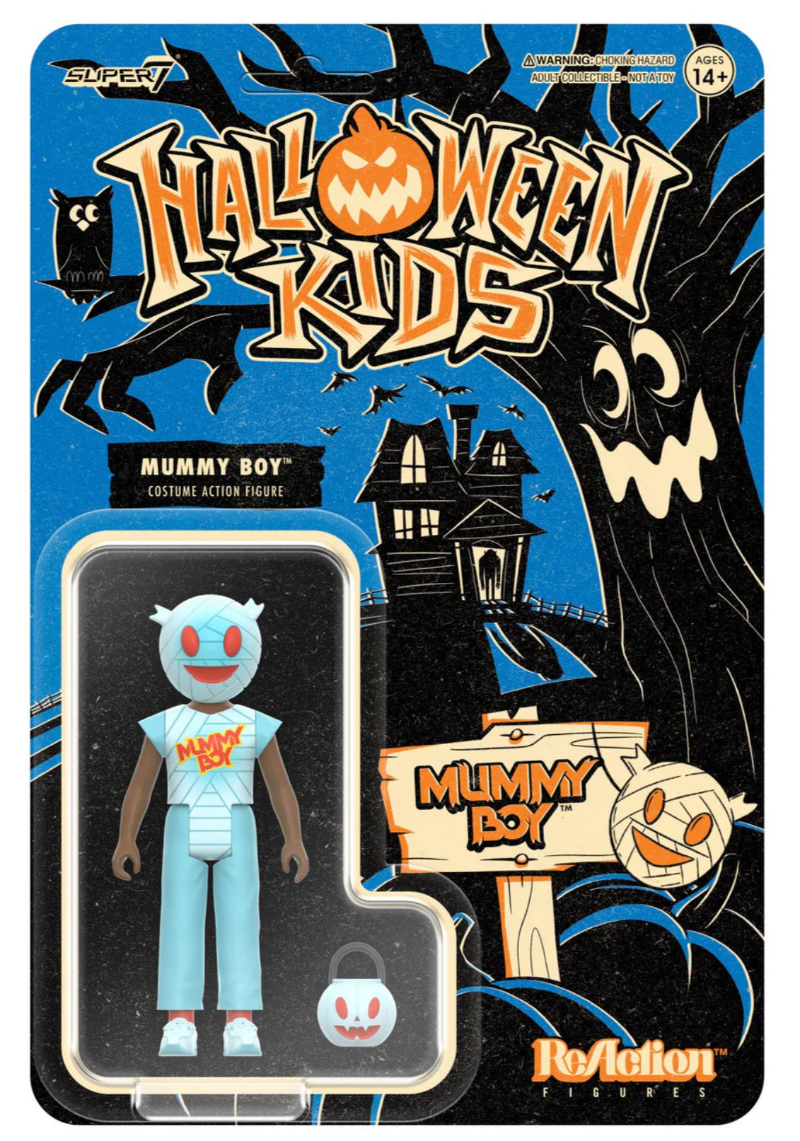 Super7 ReAction Halloween Kids Mummy Boy Figure