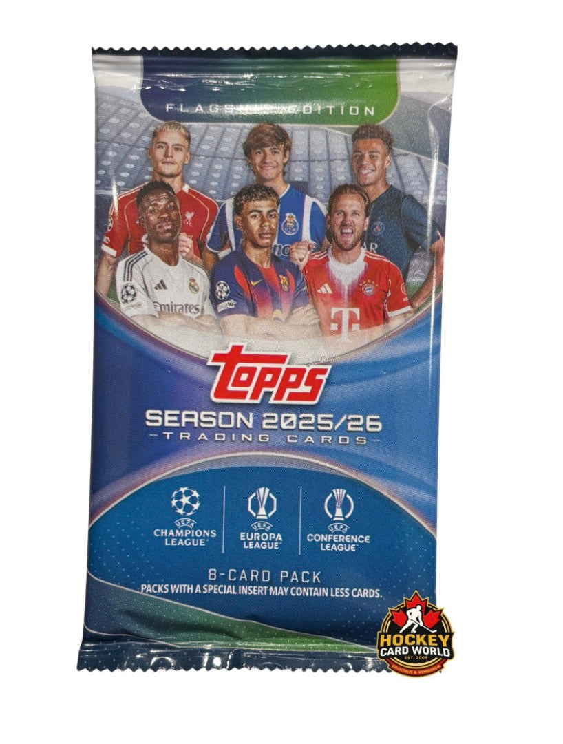 Topps 2025 2026 Soccer Cards Flagship Edition Single Packs