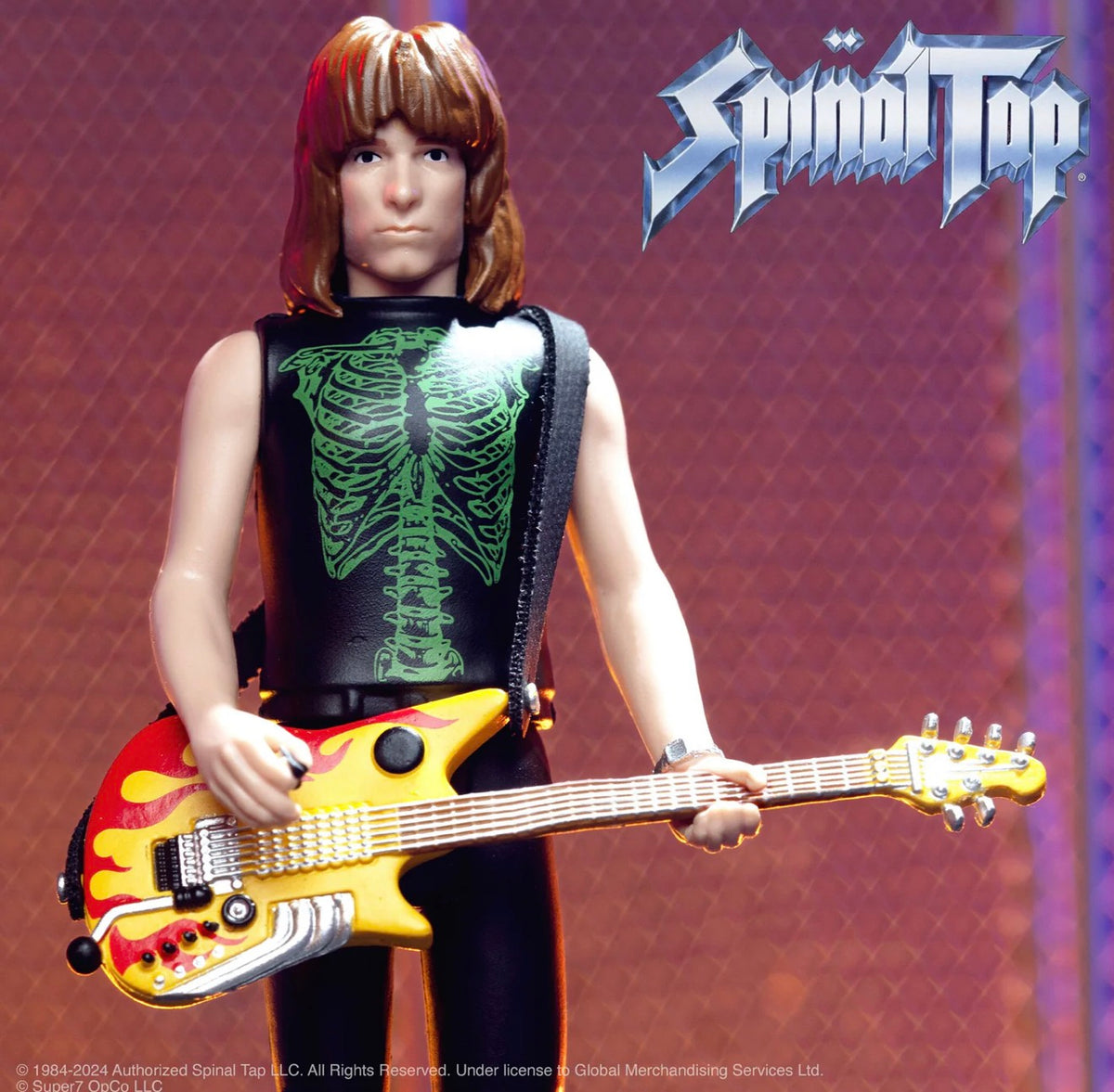 Super7 ReAction Nigel Tufnel Spinal Tap Figure