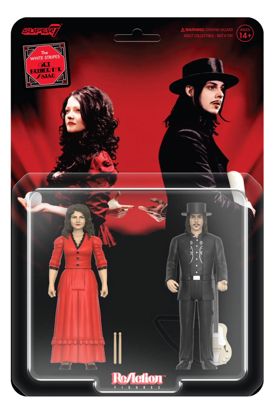The White Stripes Super7 2 Pack ReAction Figure