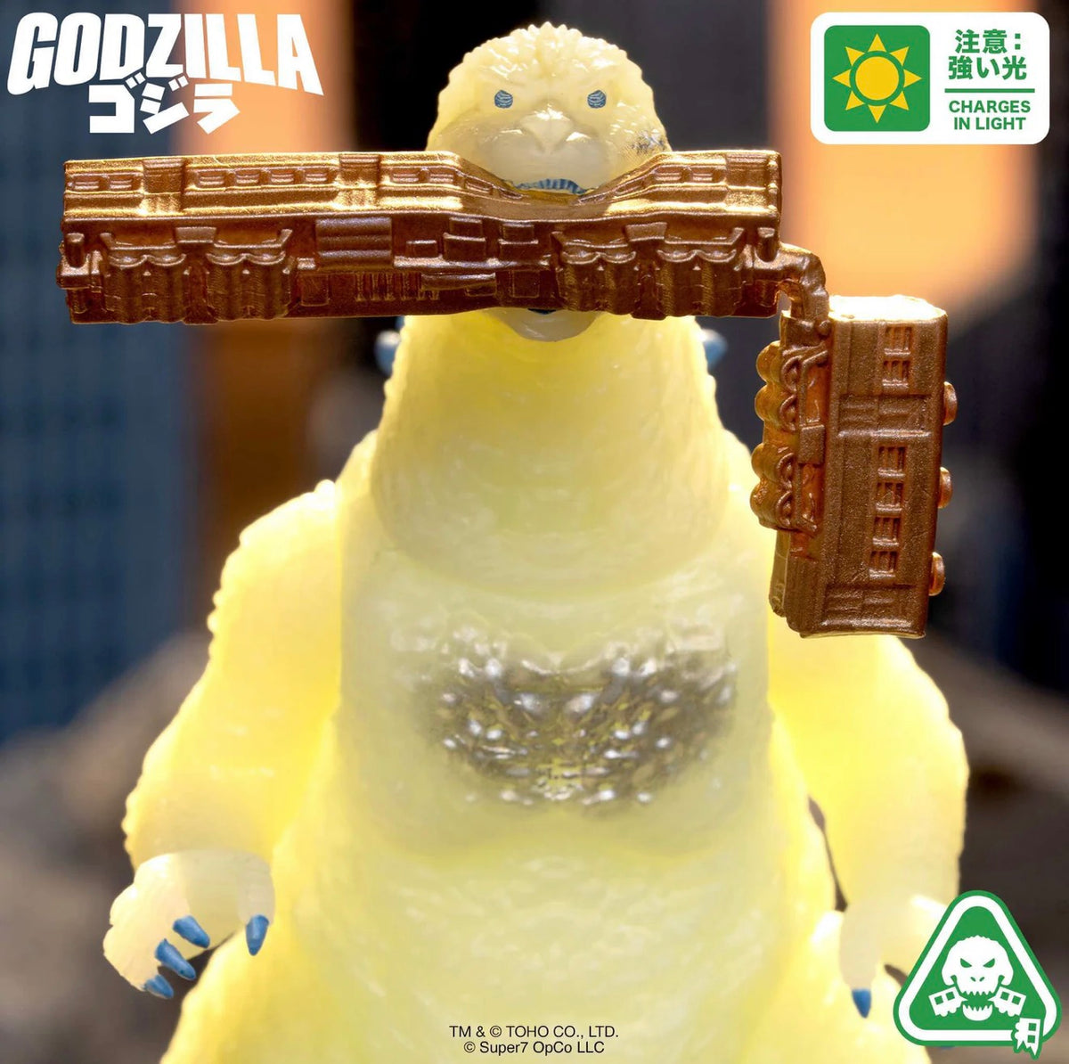 Super7 ReAction Godzilla Minus One Train Biter Glow