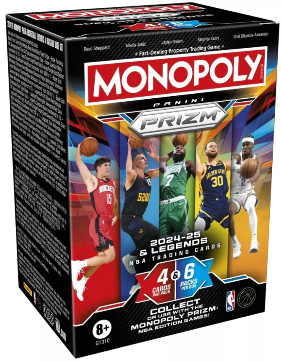 2025 NBA Panini Monopoly Prizm Blaster Box