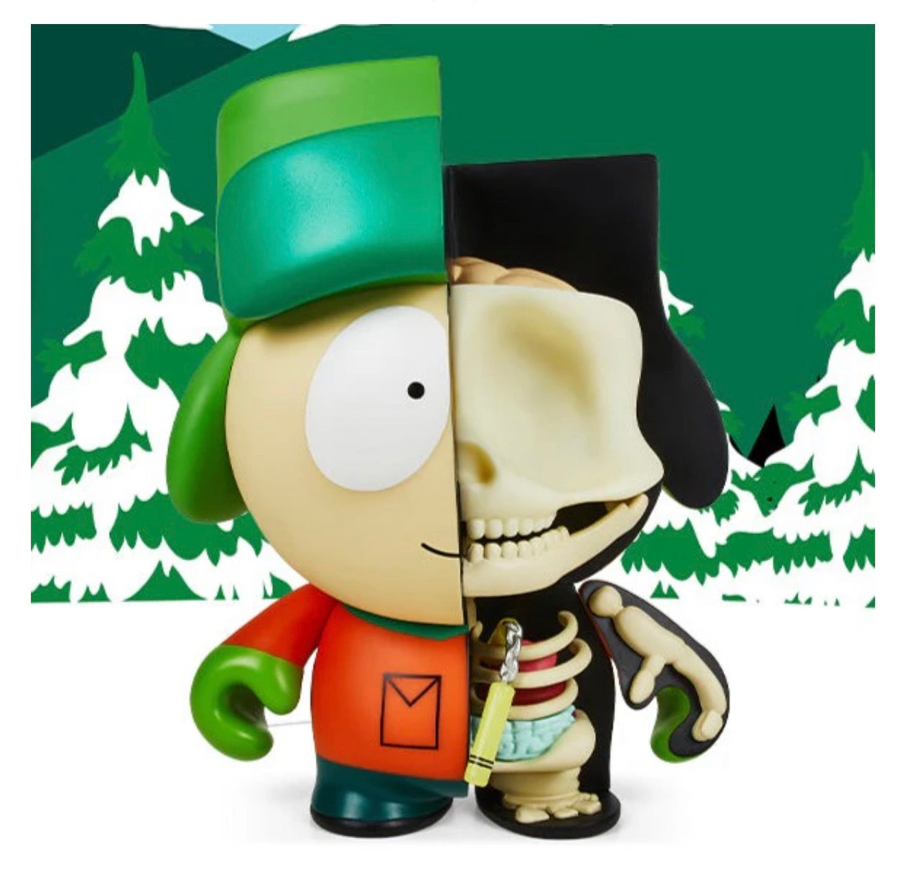 Kid Robot South Park Kyle Anatomy Art Figure 8”