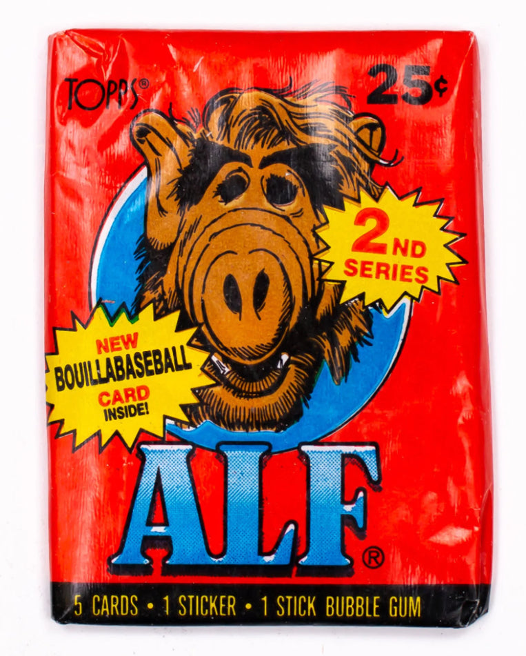 ALF Trading Card Sticker Pack Topps Series 2