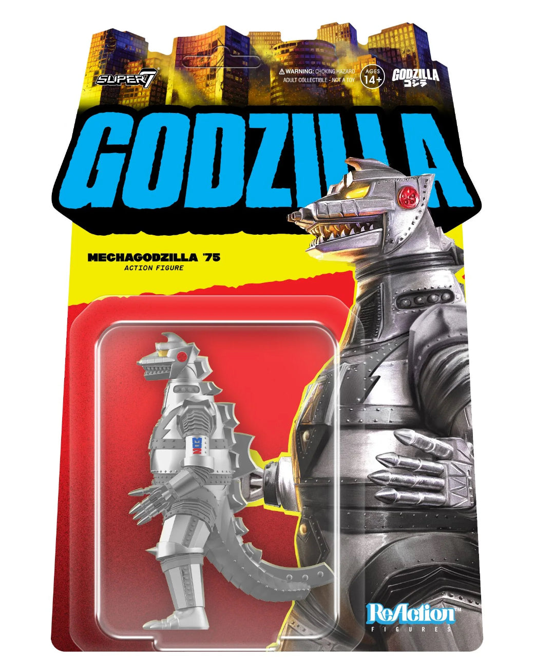 Mechagodzilla 1975 Toho Super7 ReAction Figure