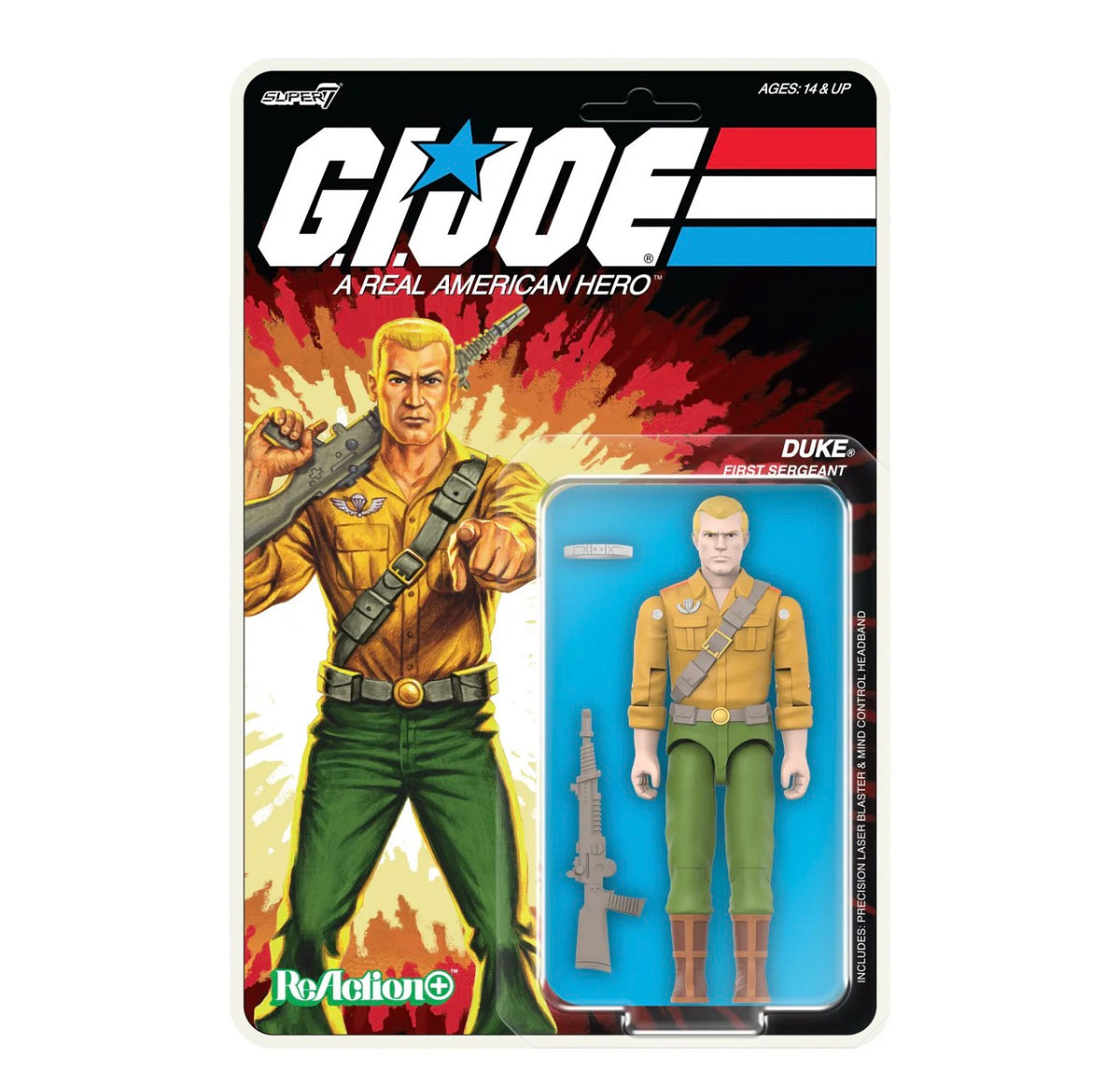 Super7 ReAction Duke G.I. Joe Figure