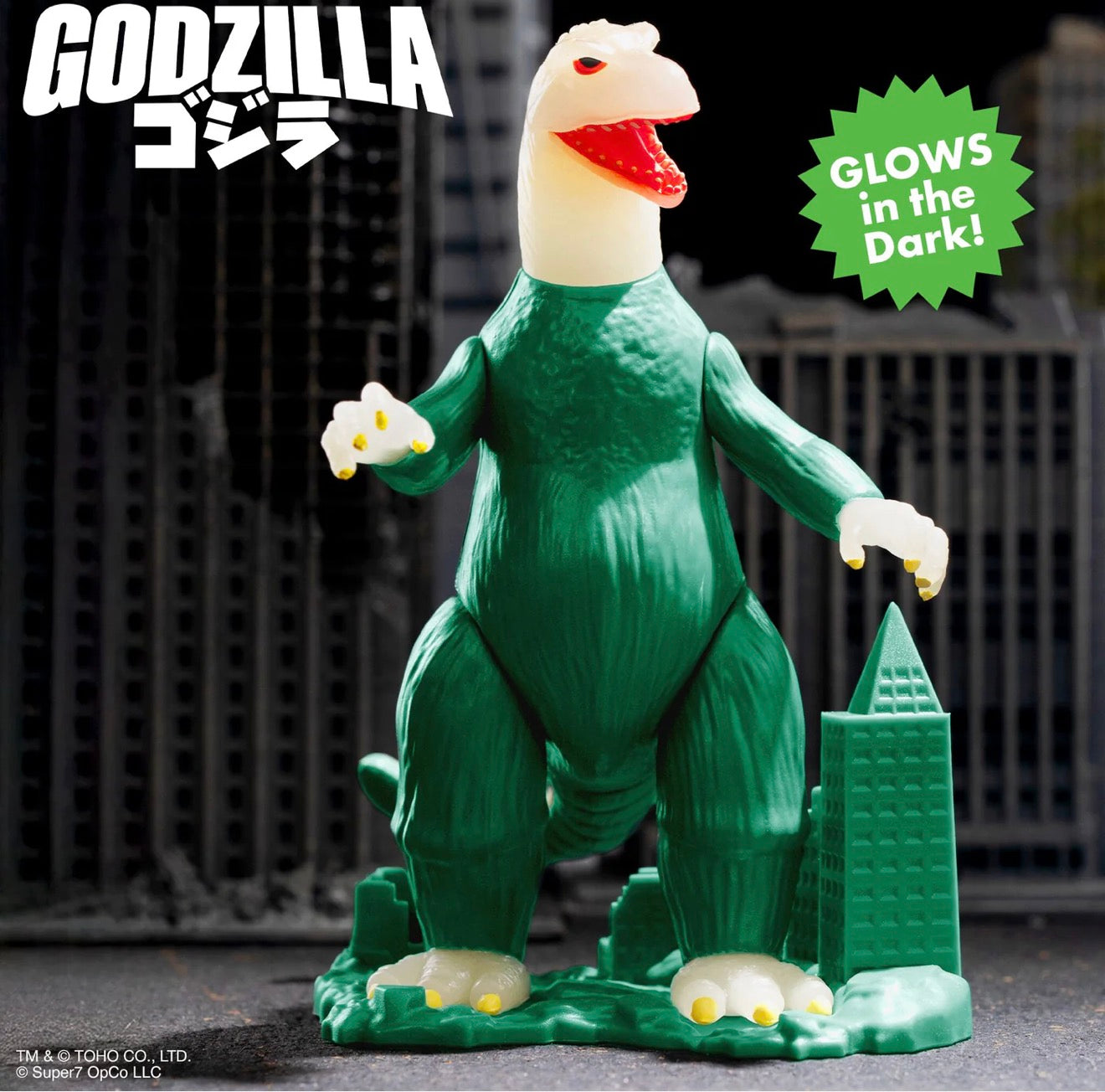 Godzilla Super7 Reaction Model Kit Glow Figure