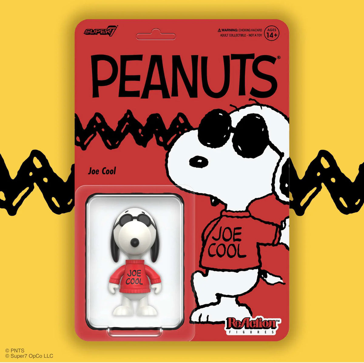 Peanuts Joe Cool Super7 ReAction Figure