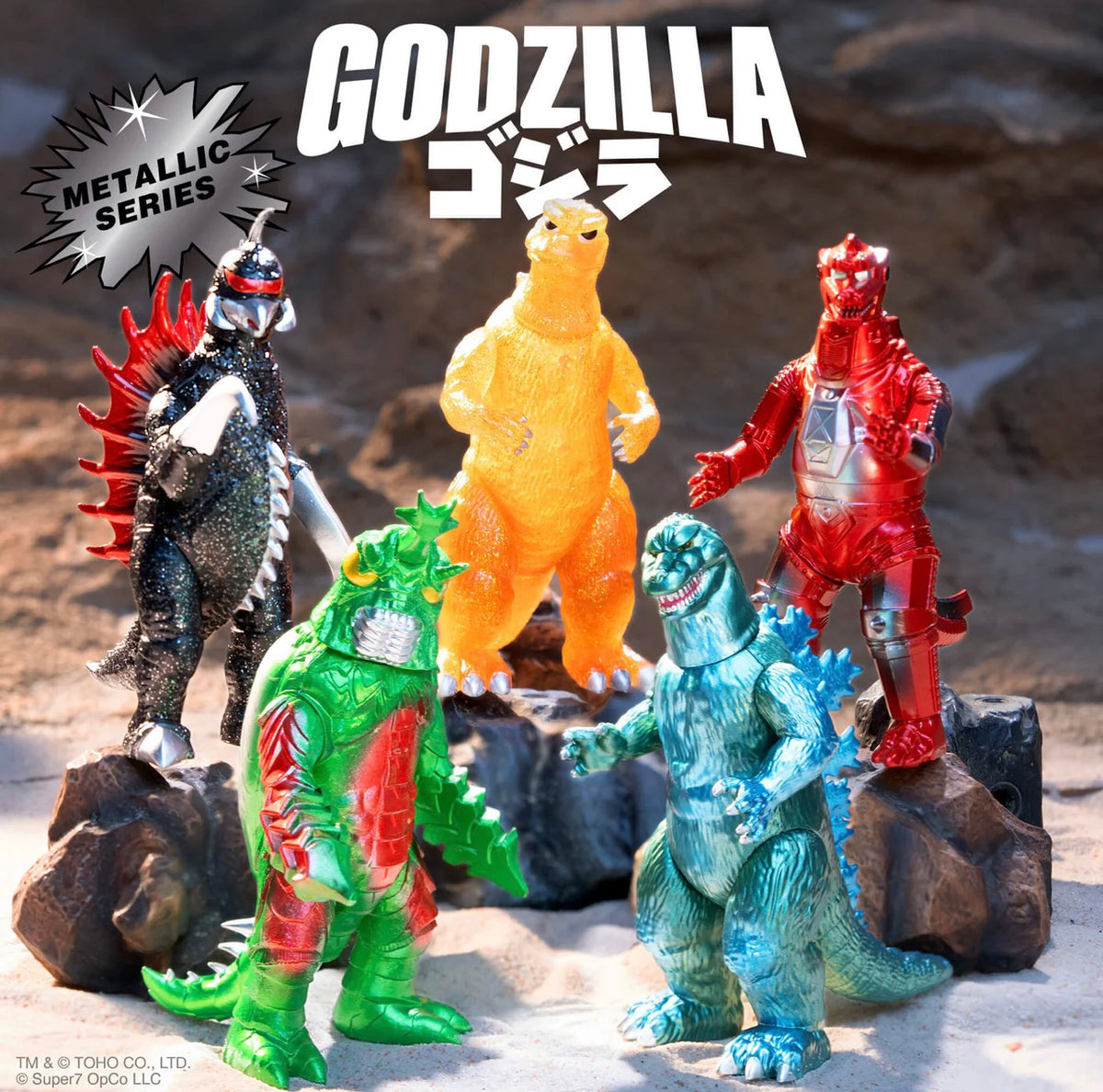 Super7 Godzilla Toho Wave 5 Metallic Blind Boxes