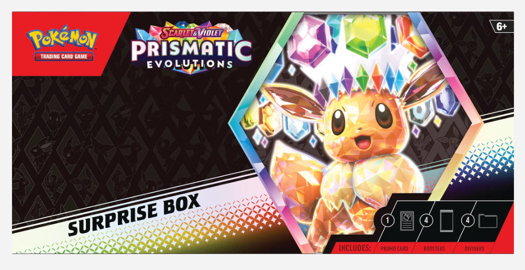 Pokemon Cards - Prismatic Evolutions Surprise Box - TorontoCollective Pokemon Cards - Prismatic Evolutions Surprise Box - TorontoCollective