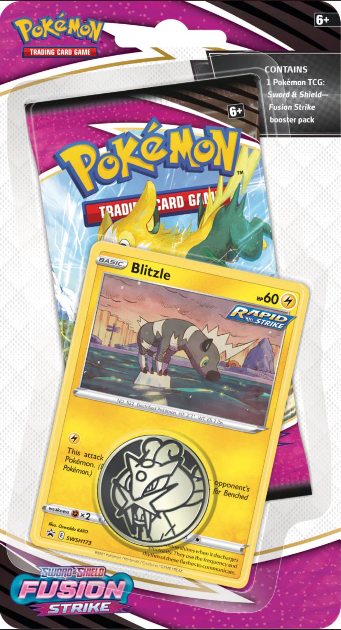 Pokemon Cards - Fusion Strike Checklane Blister