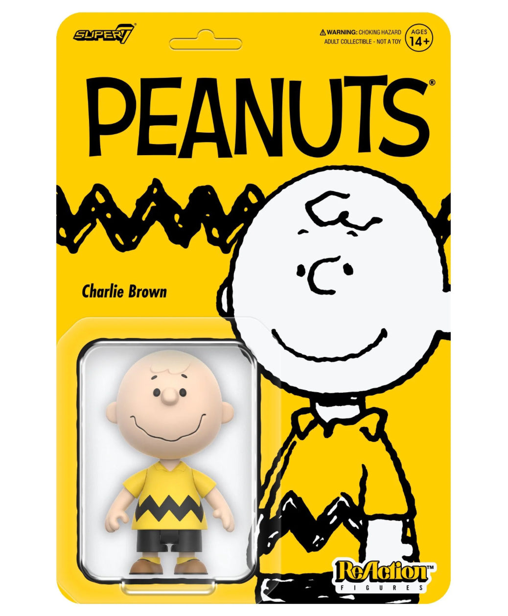 Peanuts Charlie Brown Super7 ReAction Figure