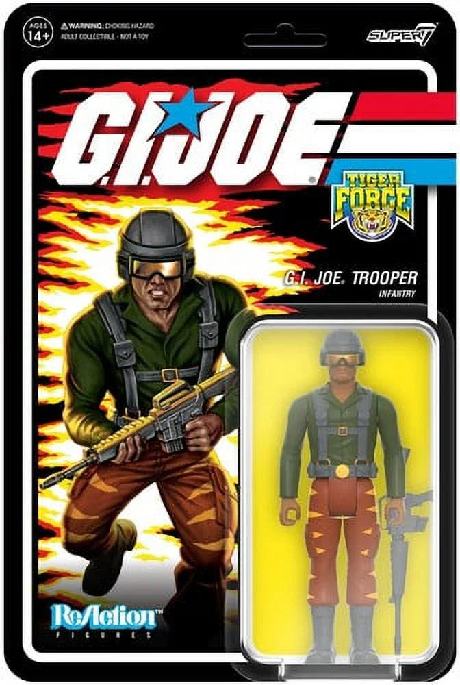 Super7 ReAction Figure GI Joe Trooper Infantry Unit
