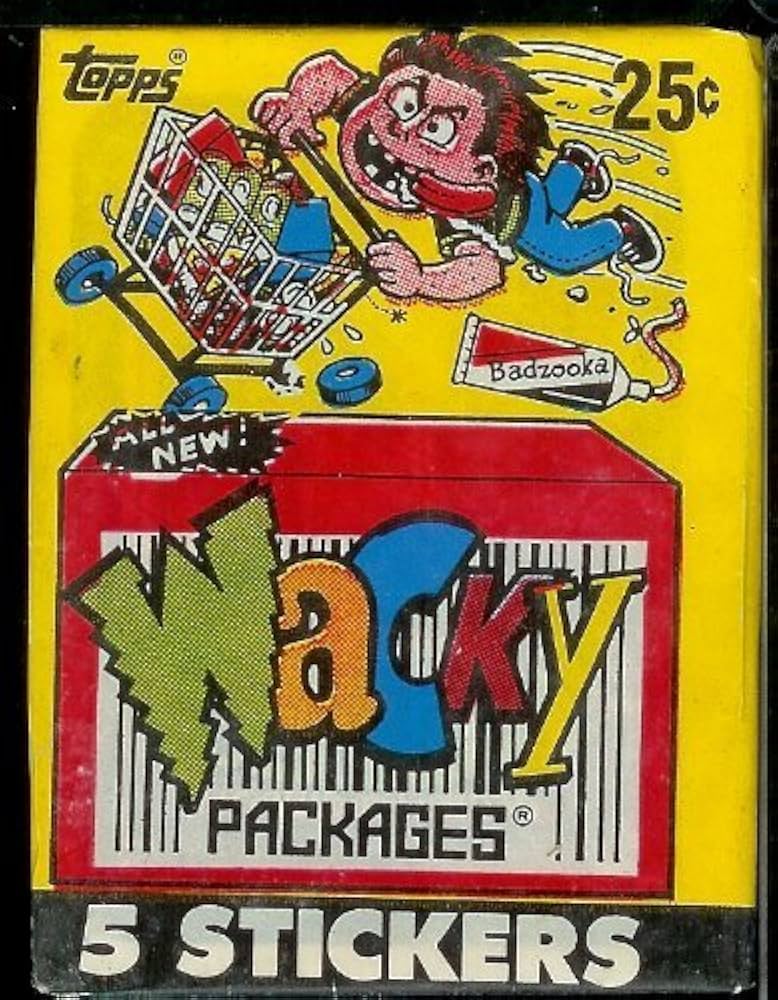 Wacky Packages Sticker Pack 5 Stickers