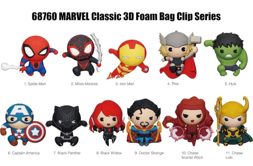 Marvel Collectors Figural Bag Clip