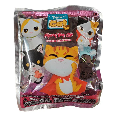 Purrfect Pets Cat Figural Bag Clips