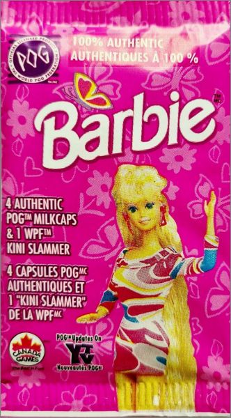 Barbie Pogs With Slammer Sealed Single Pack