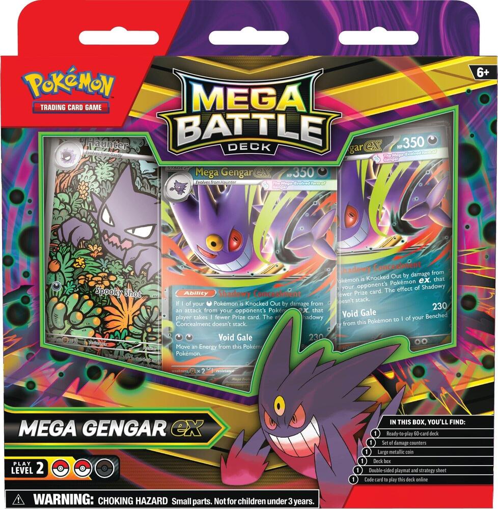 Pokemon Cards - Mega Battle Deck Mega Gengar EX