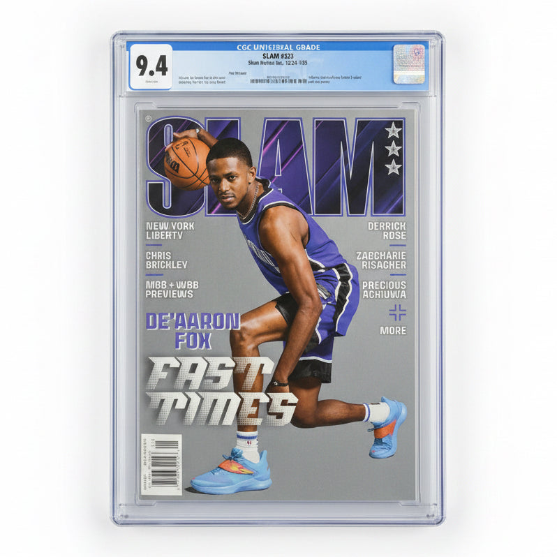 CGC 9.4 - De’ Aaron Fox Slam 2025 - Sports Magazine