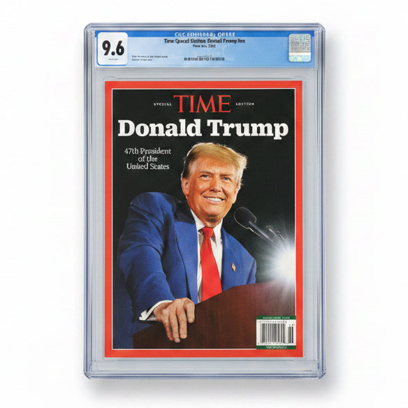 CGC 9.6- Donald Trump 47th President of the United States 2025 - Time Magazine Special Edition