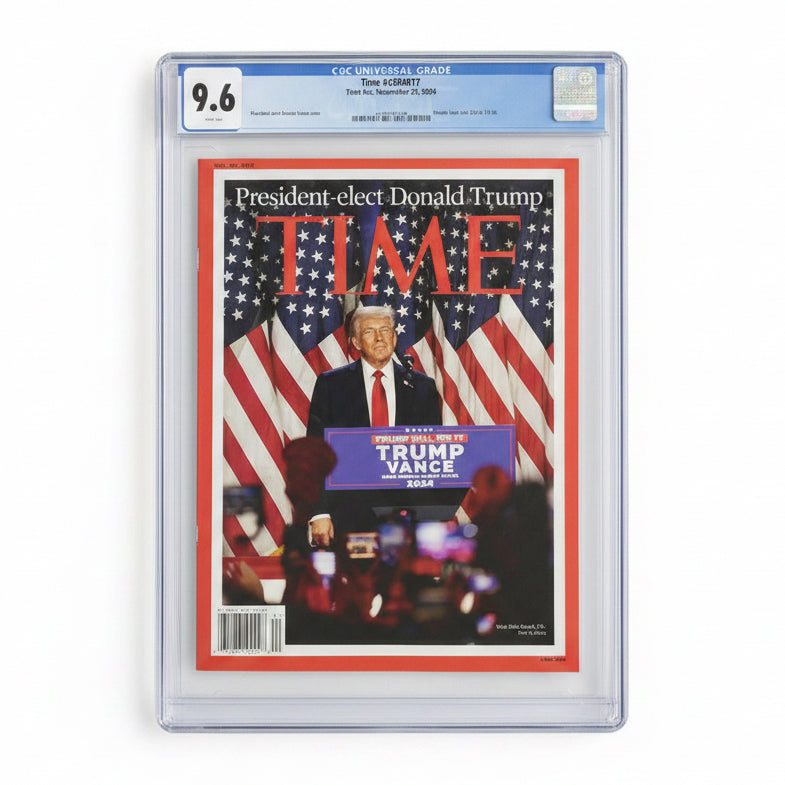 CGC 9.6- Donald Trump President Elect Donald Trump 2024 - Time Magazine