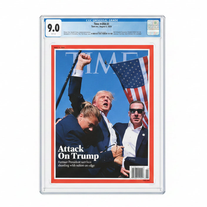 CGC 9.0- Donald Trump Attack on Trump 2024 - Time Magazine