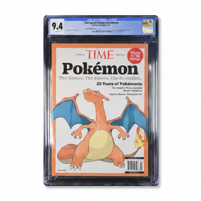 CGC 9.4 - Pokemon Charizard Variant Cover - Time Magazine Special Edition