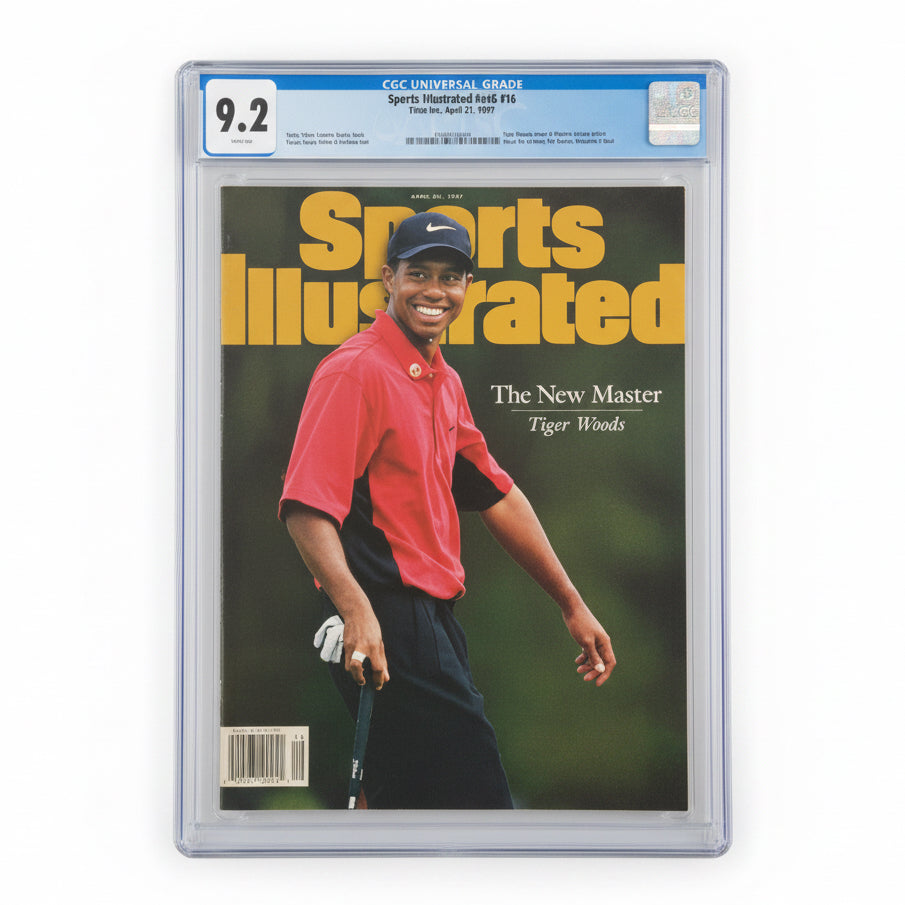 CGC 9.2 - The New Master Tiger Woods 1997 - Sports Illustrated