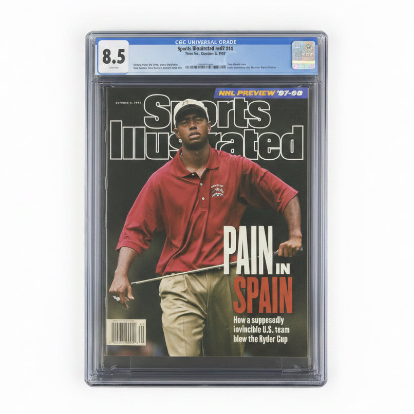 CGC 8.5 - Tiger Woods Pain in Spain 1997 - Sports Illustrated