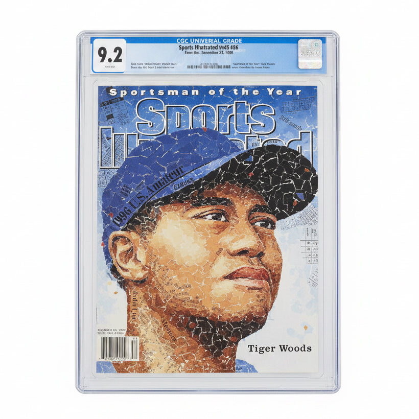 CGC 9.2 - Tiger Woods Sportsman of the Year 1996 - Sports Illustrated