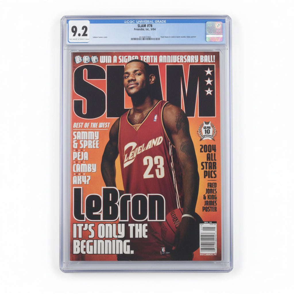 CGC 9.2 - LeBron James It’s Only the Beginning 2004 - Slam Magazine