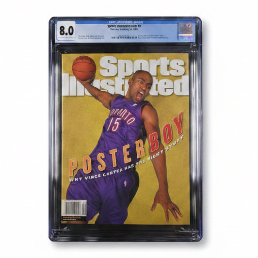 CGC 8.0 - Vince Carter Posterboy 2000 - Sports Ilustrated Magazine