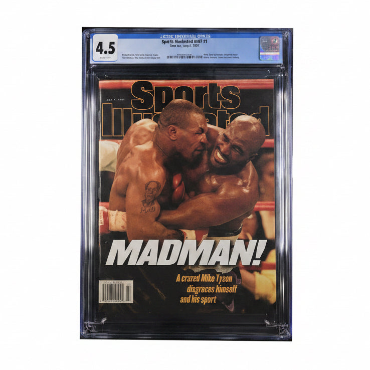 CGC 4.5 - Mike Tyson MADMAN! 1997 - Sports Illustrated Magazine