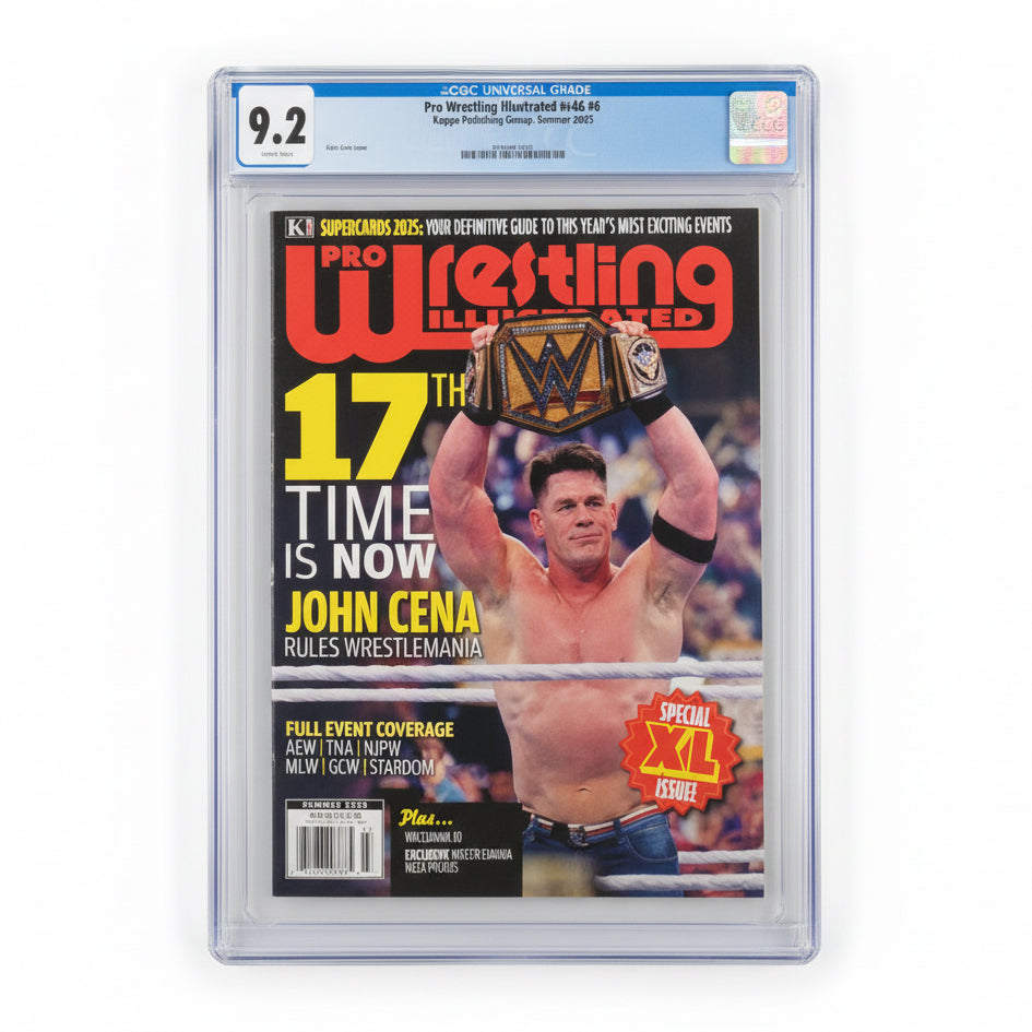 CGC 9.2 - John Cena Rules Wrestlemania 2025 - Pro Wrestling Illustrated Magazine
