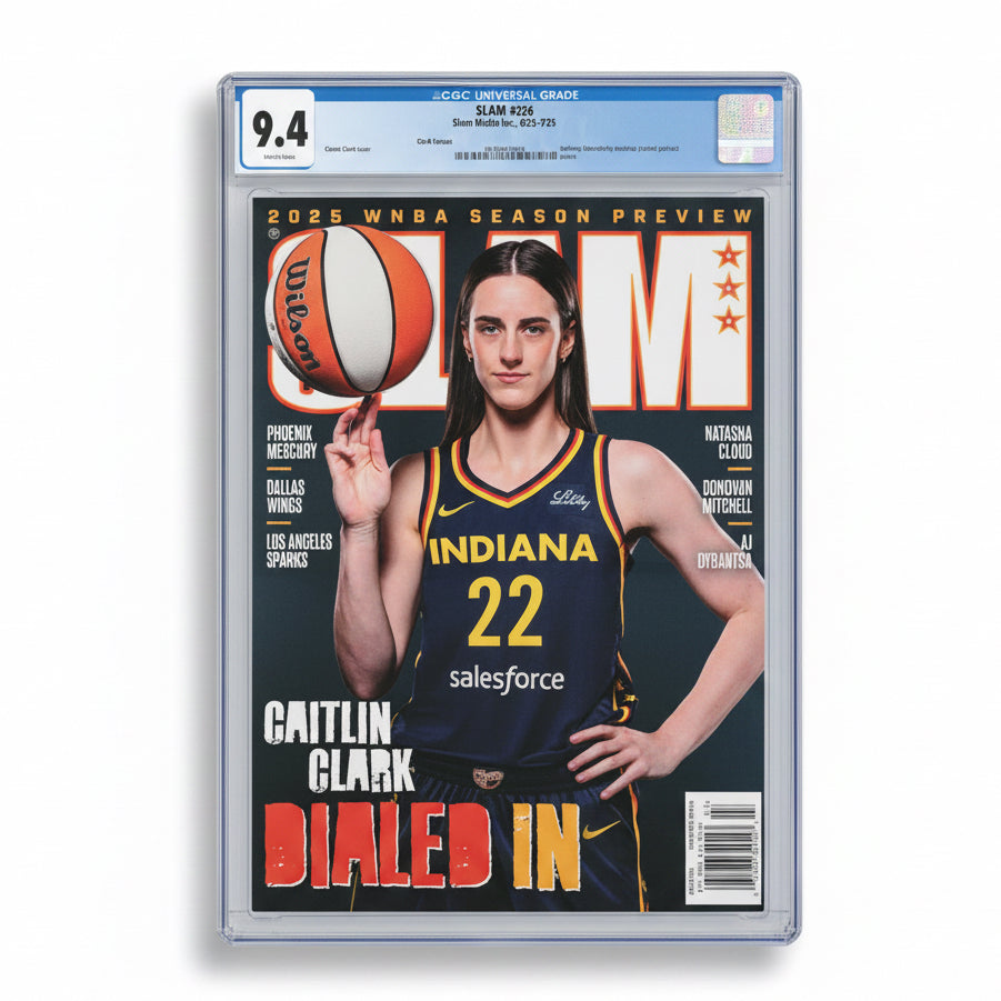 CGC 9.4 - Caitlyn Clark Dialed In 2025 - Slam Magazine