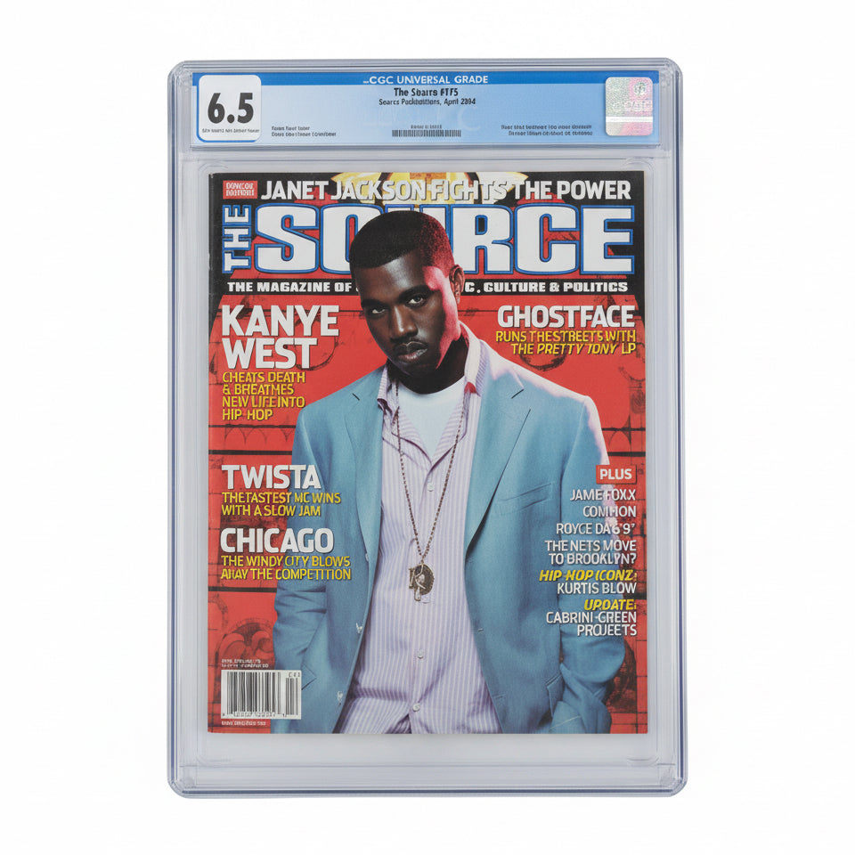 CGC 6.5 - Kanye West 2004 - The Source Magazine (TOP POP)