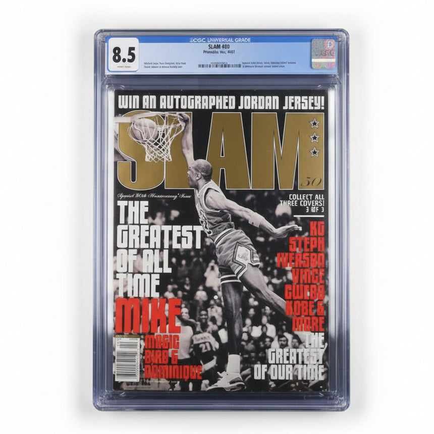 CGC 8.5 - Michael Jordan The GOAT 2001 - Slam Magazine