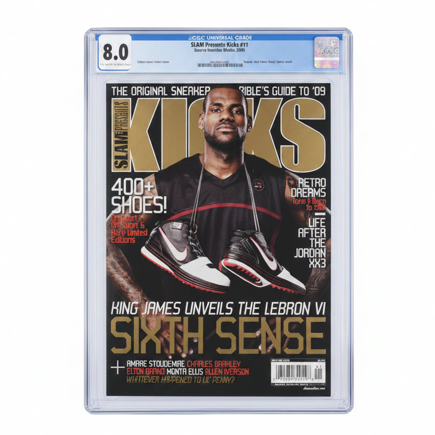 CGC 8.0 - LeBron James Sixth Sense 2008 - Kicks Magazine