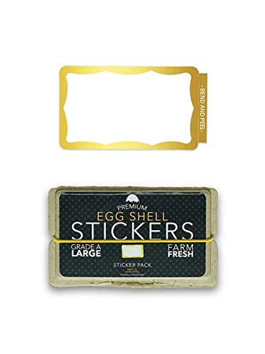 Sticker Xchange Egg Shell Gold Foil 50 Pack