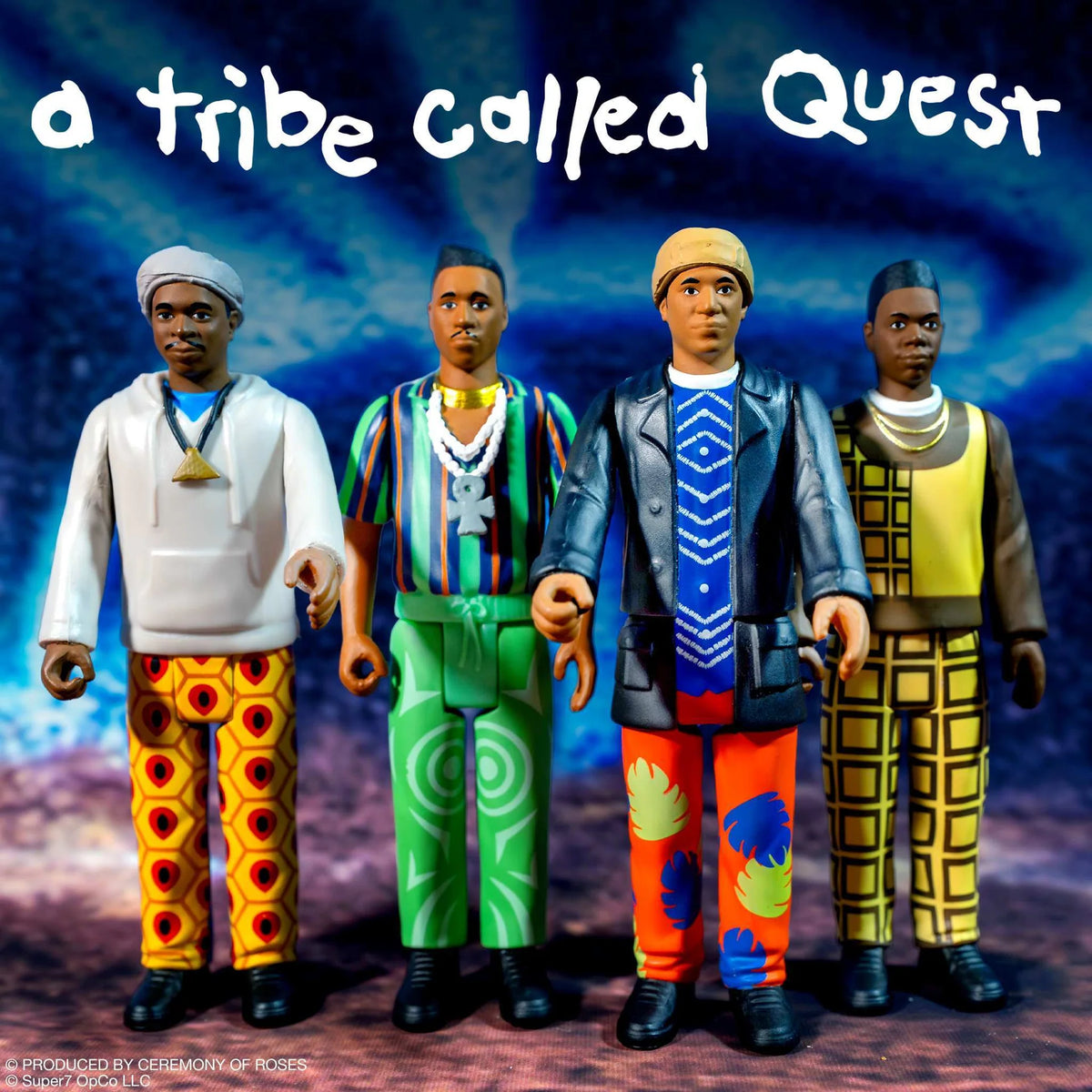Super7 A Tribe Called Quest 4 Pack ReAction Figures
