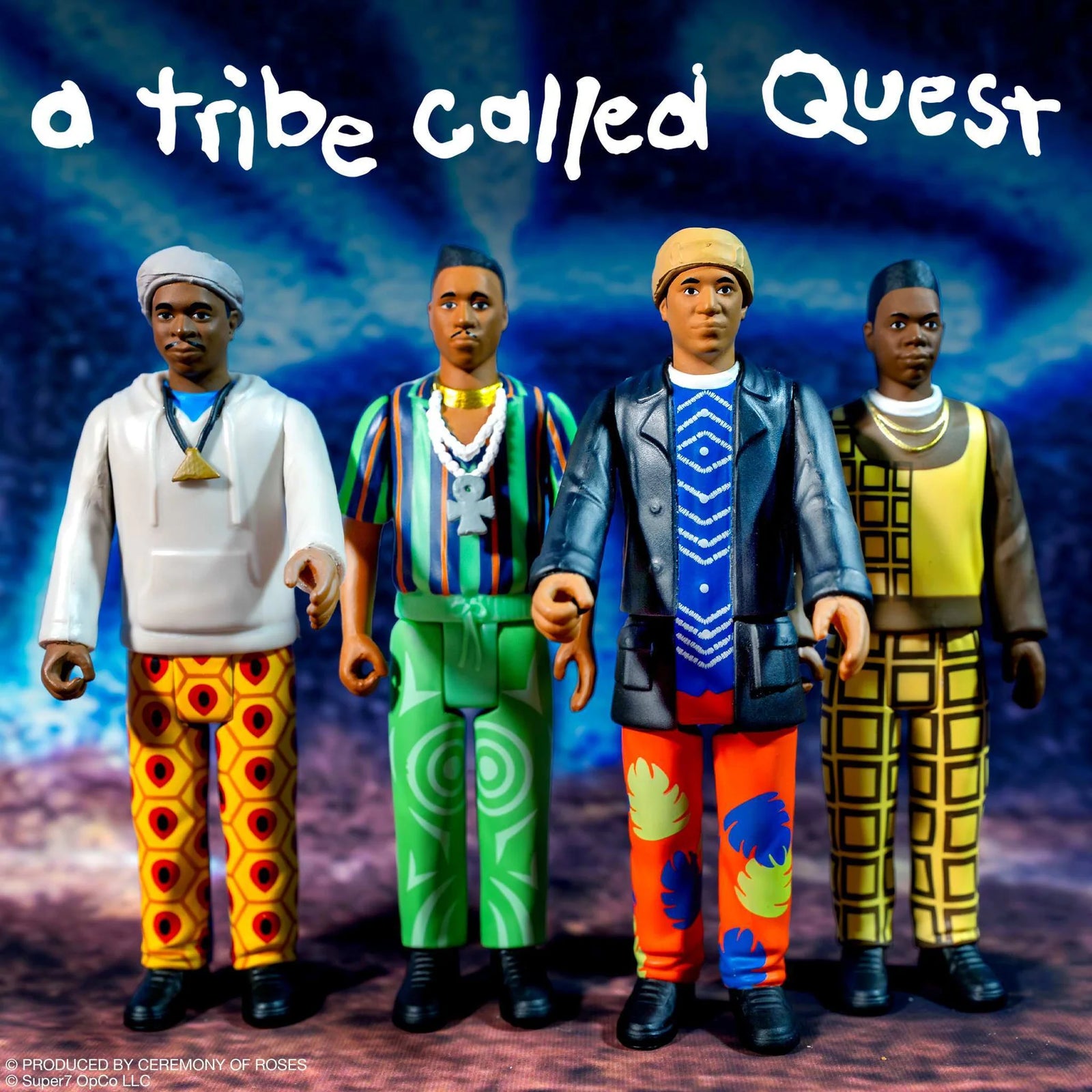 Super7 A Tribe Called Quest 4 Pack ReAction Figures