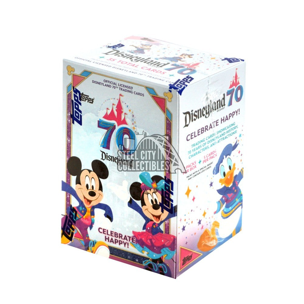 Topps Disneyland 70th Anniversary 7 Pack Blaster Box