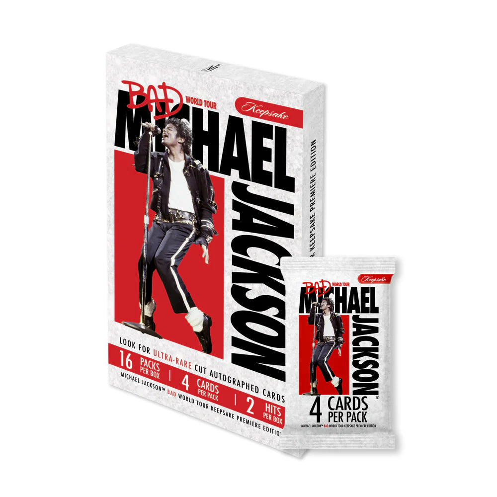 Michael Jackson BAD World Tour Keepsake Premier Edition Hobby Box