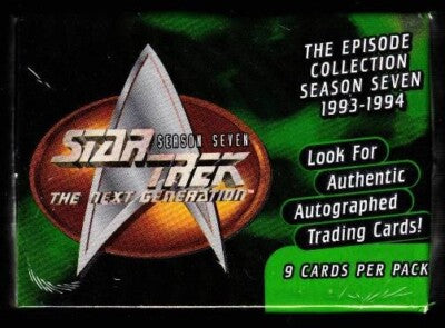 Star Trek The Next Generation Season 7 Trading Card Packs