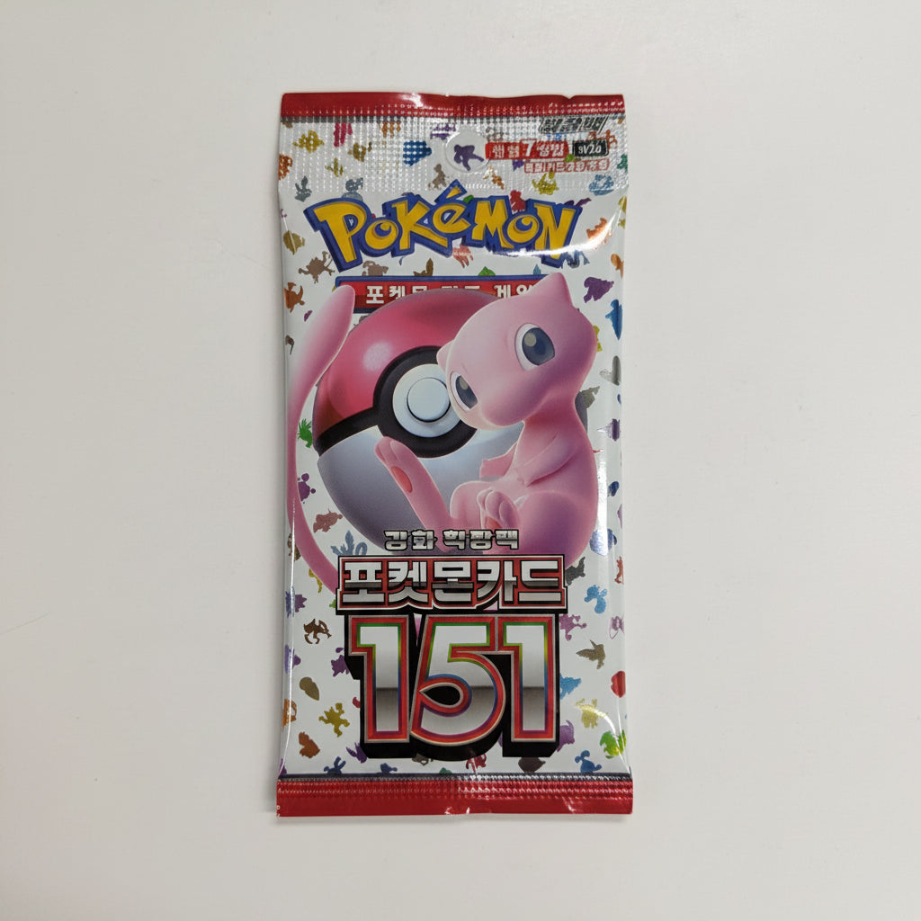 Pokemon Cards - Korean 151 Scarlet And Violet Booster Pack Korean