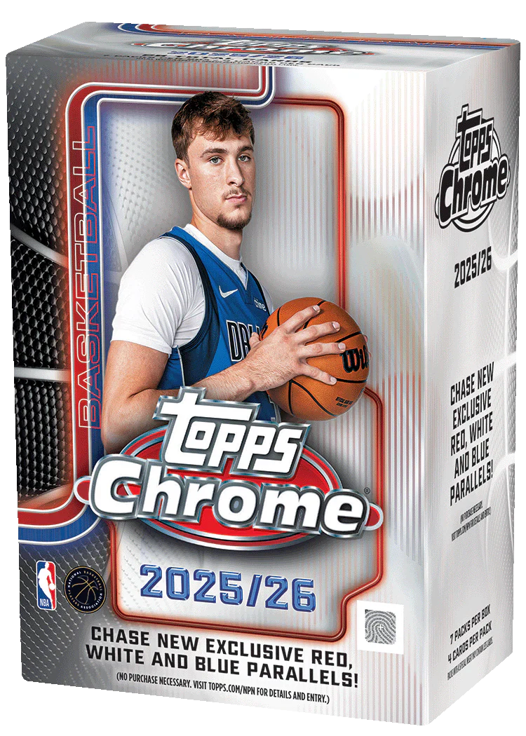 Topps Chrome 2025 2026 NBA Basketball Blaster Box