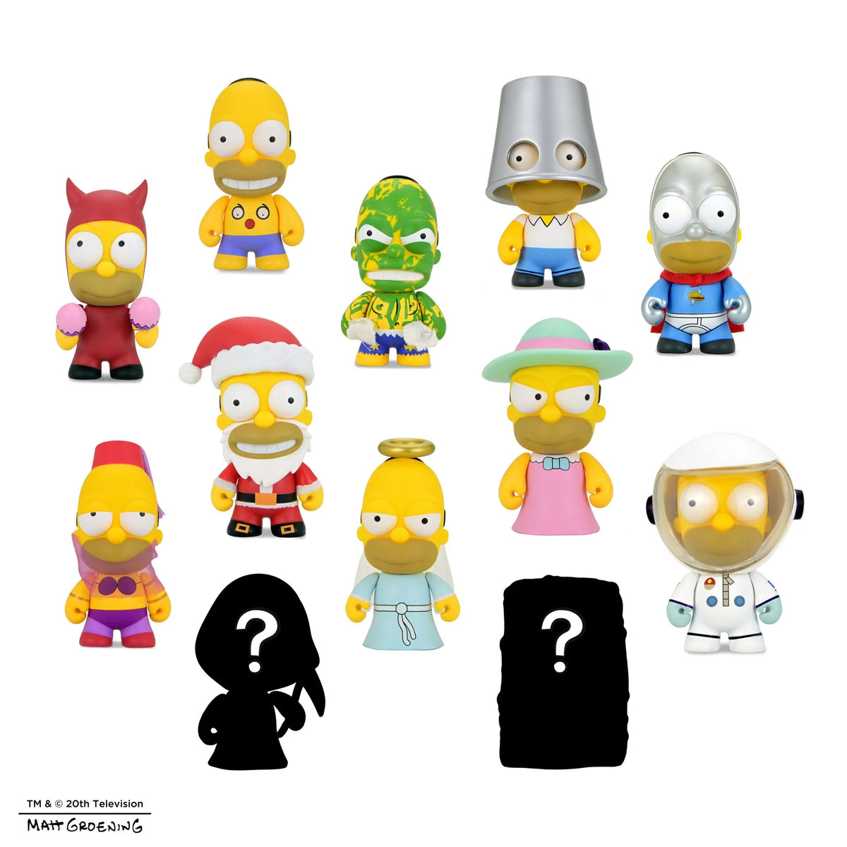 Kidrobot The Simpsons Many Faces Of Homer Blind Box