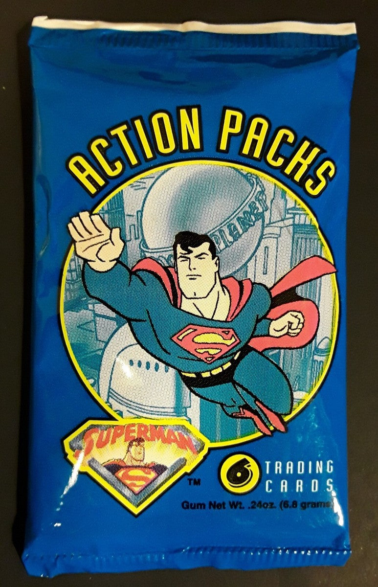 Superman Action Pack Trading Cards
